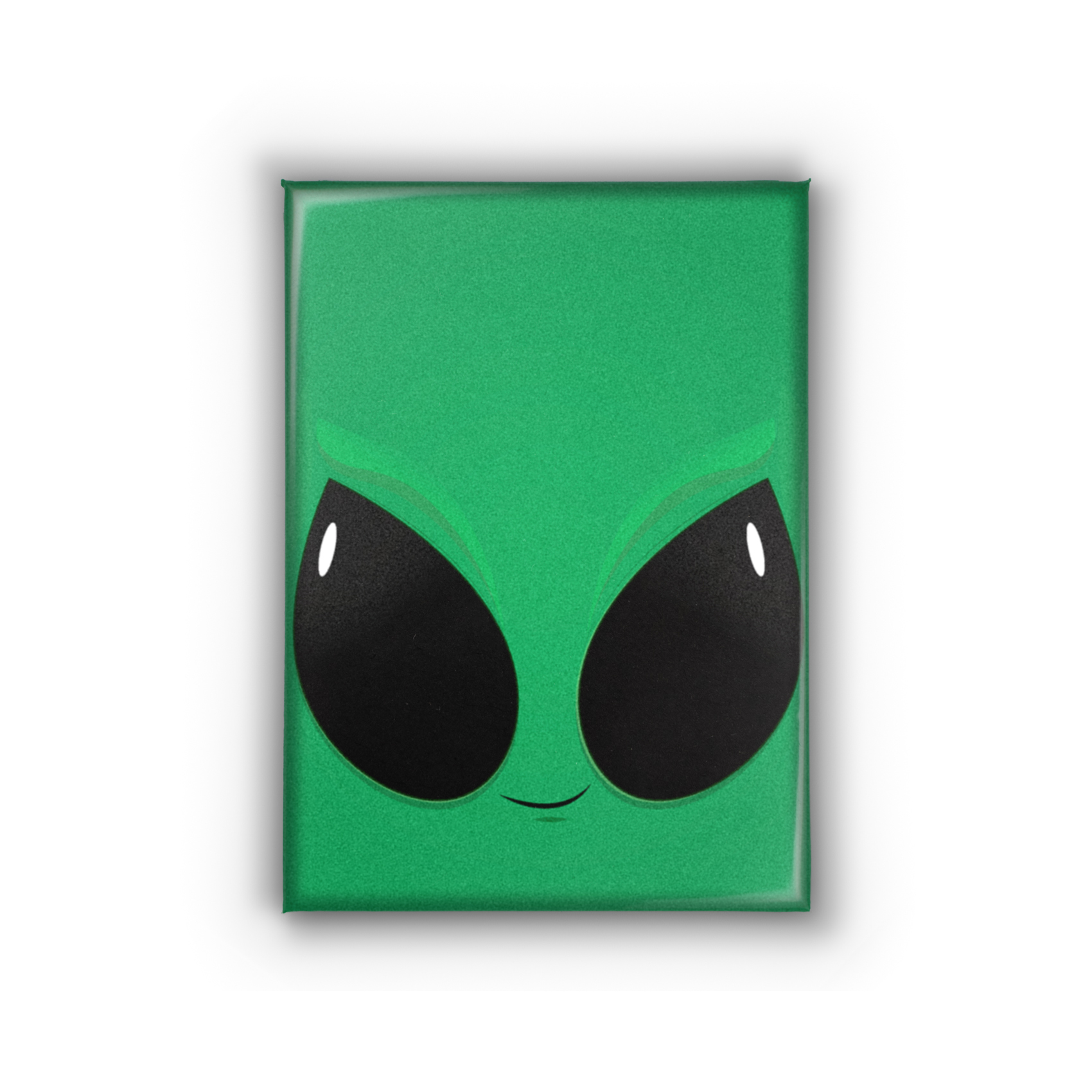 Alien Face Cartoon 2.5x3.5in Magnet | Cute Quirky Retro Sci-Fi - Image 3
