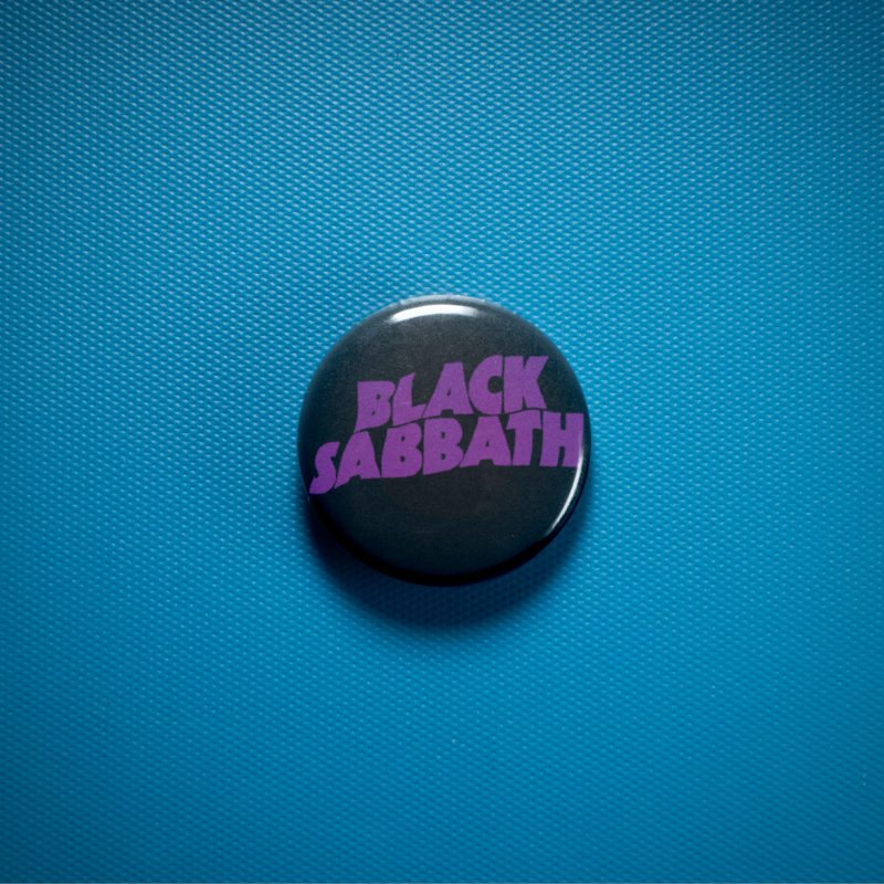 Black Sabbath Master of Reality 1in Pin | Ozzy Osbourne 70s Occult Album Art