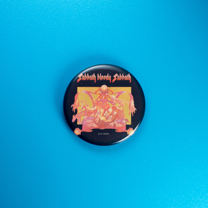 Black Sabbath Sabbath Bloody Sabbath 1.5in Pin | Ozzy Osbourne 70s Occult Rock Album Art