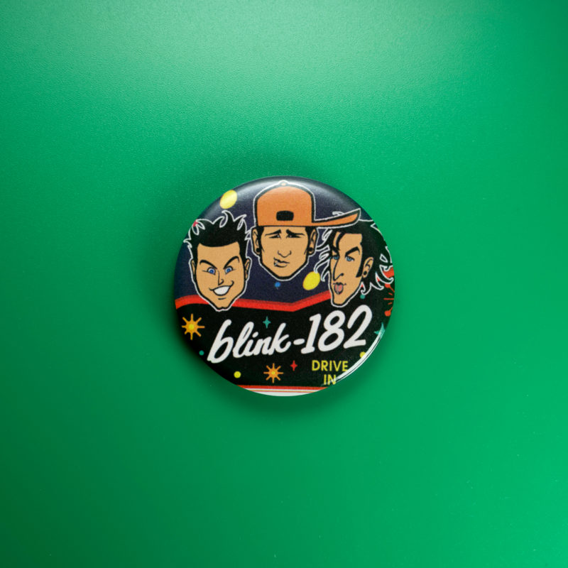 Blink182 Mark, Tom & Travis Show 1.5in Pin | Y2K Pop Punk Album Art