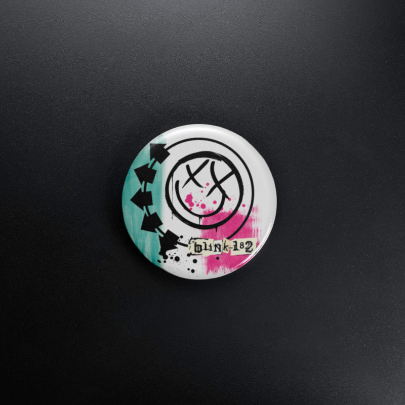Blink 182 Untitled 1.5in Pin | 90s/00s Pop Punk Album Art
