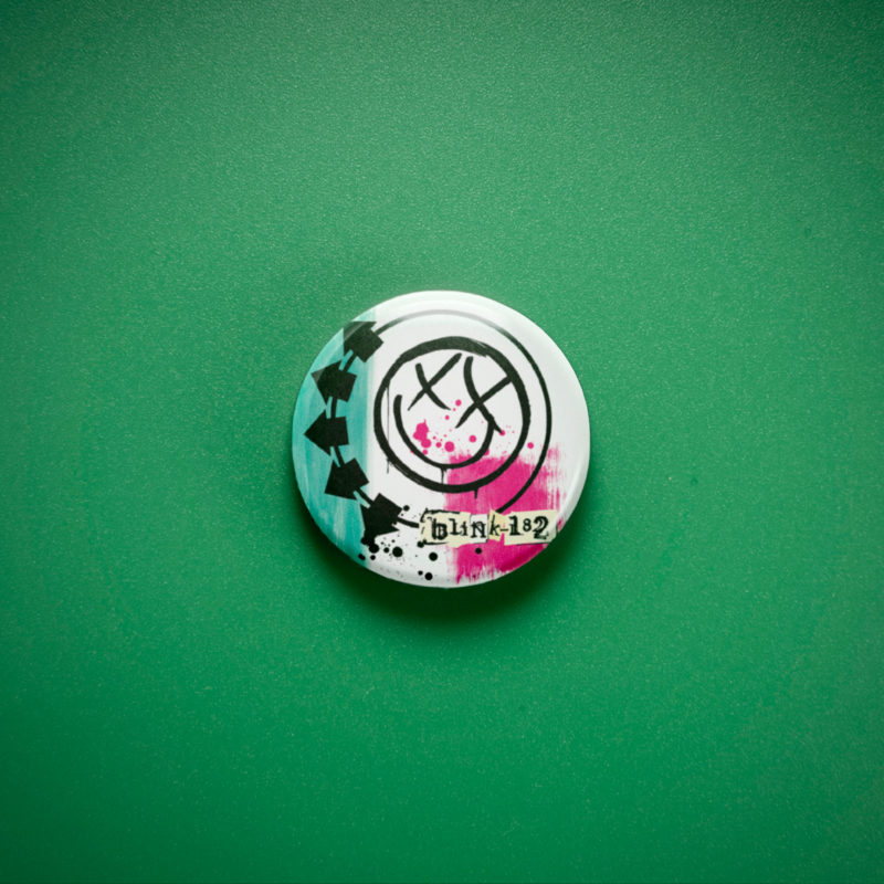 Blink182 Untitled 1in Pin | 00s Pop Punk Album Art