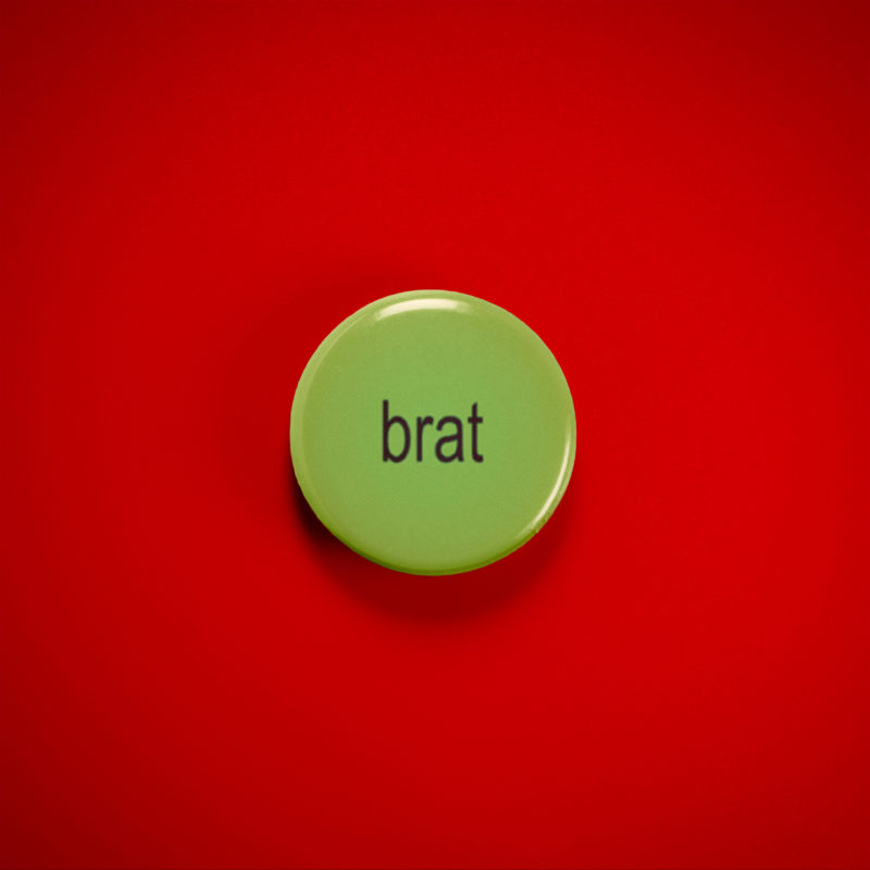 Charli XCX Brat 1in Pin | 2020s Pop Art Album Art