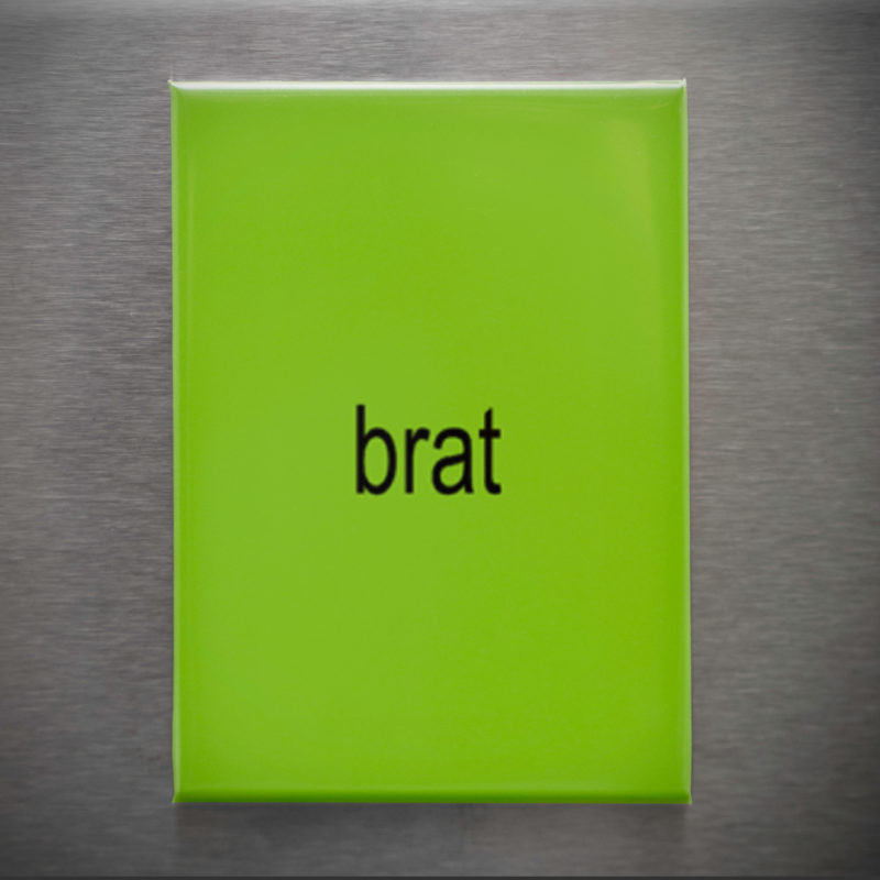 Charli XCX Brat 2.5in Magnet | Y2K Indie Pop Album Art