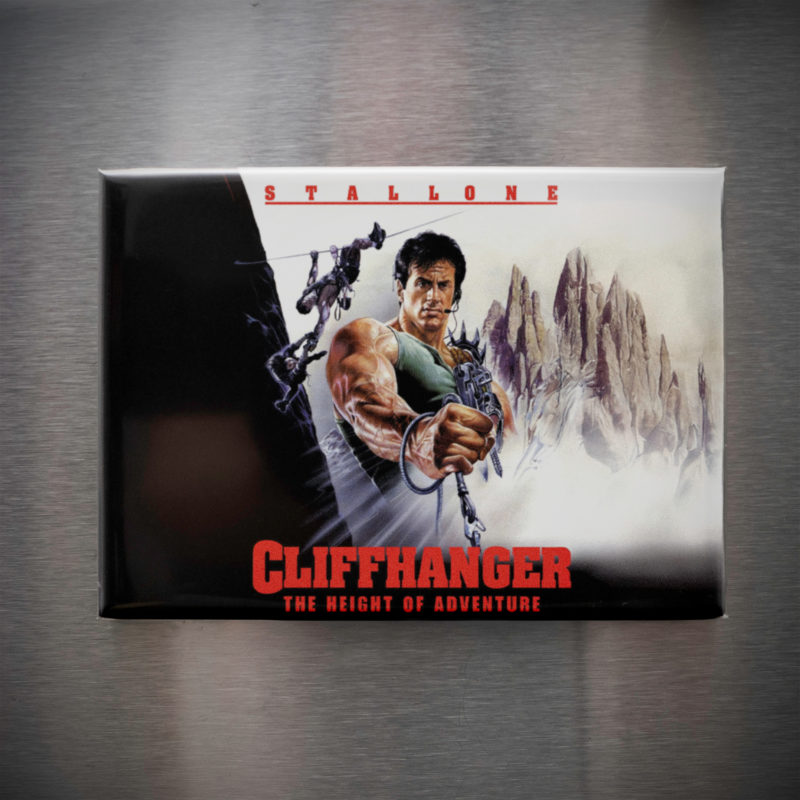 Cliffhanger Movie Poster 2.5x3.5in Magnet | Sylvester Stallone 90s Action Thriller