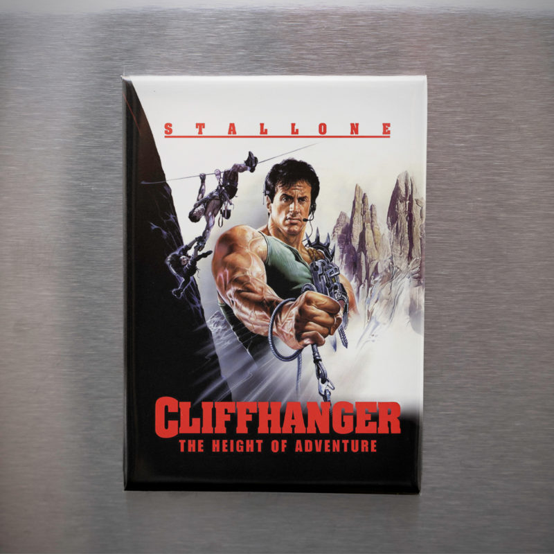Cliffhanger Movie Poster 2.5x3.5in Magnet | Sylvester Stallone 90s Action Thriller