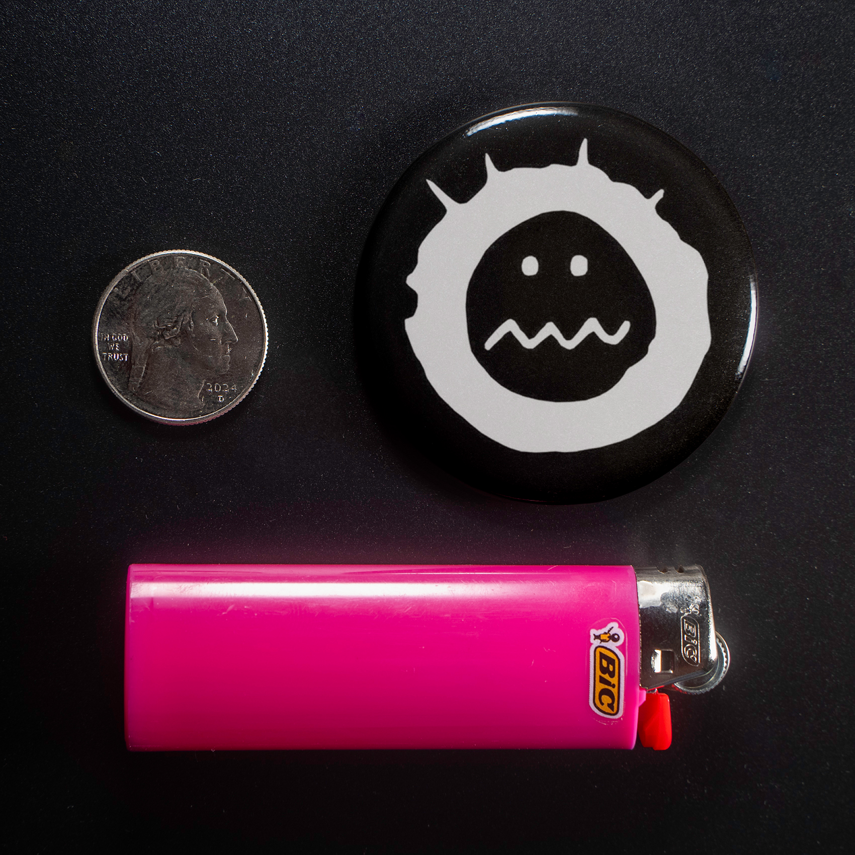 Coal Chamber Old School Smiley 1.5in Pin | 90s Grunge Nu Metal Album Art - Image 3