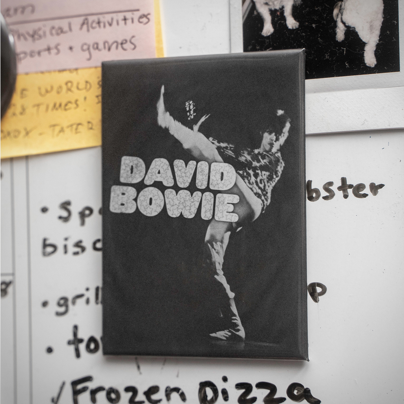 David Bowie Stage Kick 2.5in Magnet | 70s Glam Rock Star Energy - Image 3