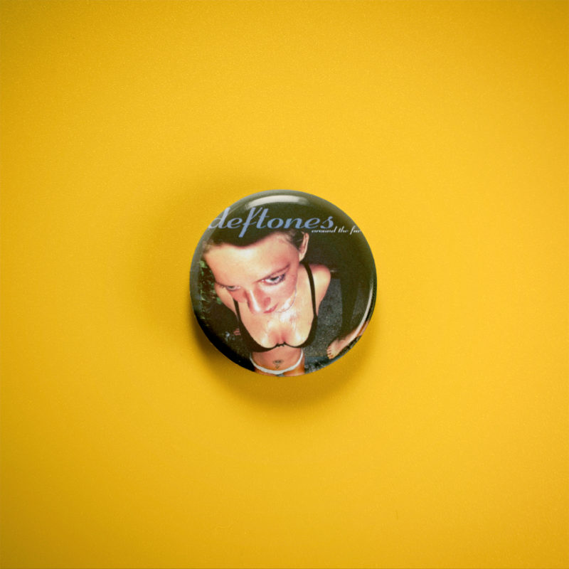 Deftones Self Titled 1in Pin | Dark 00s Alt-Metal Album Art