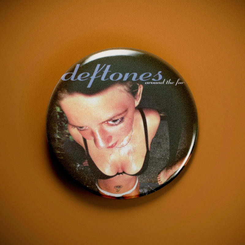 Deftones Self Titled 2.25in Pin | Dark Romantic 00s Album Art