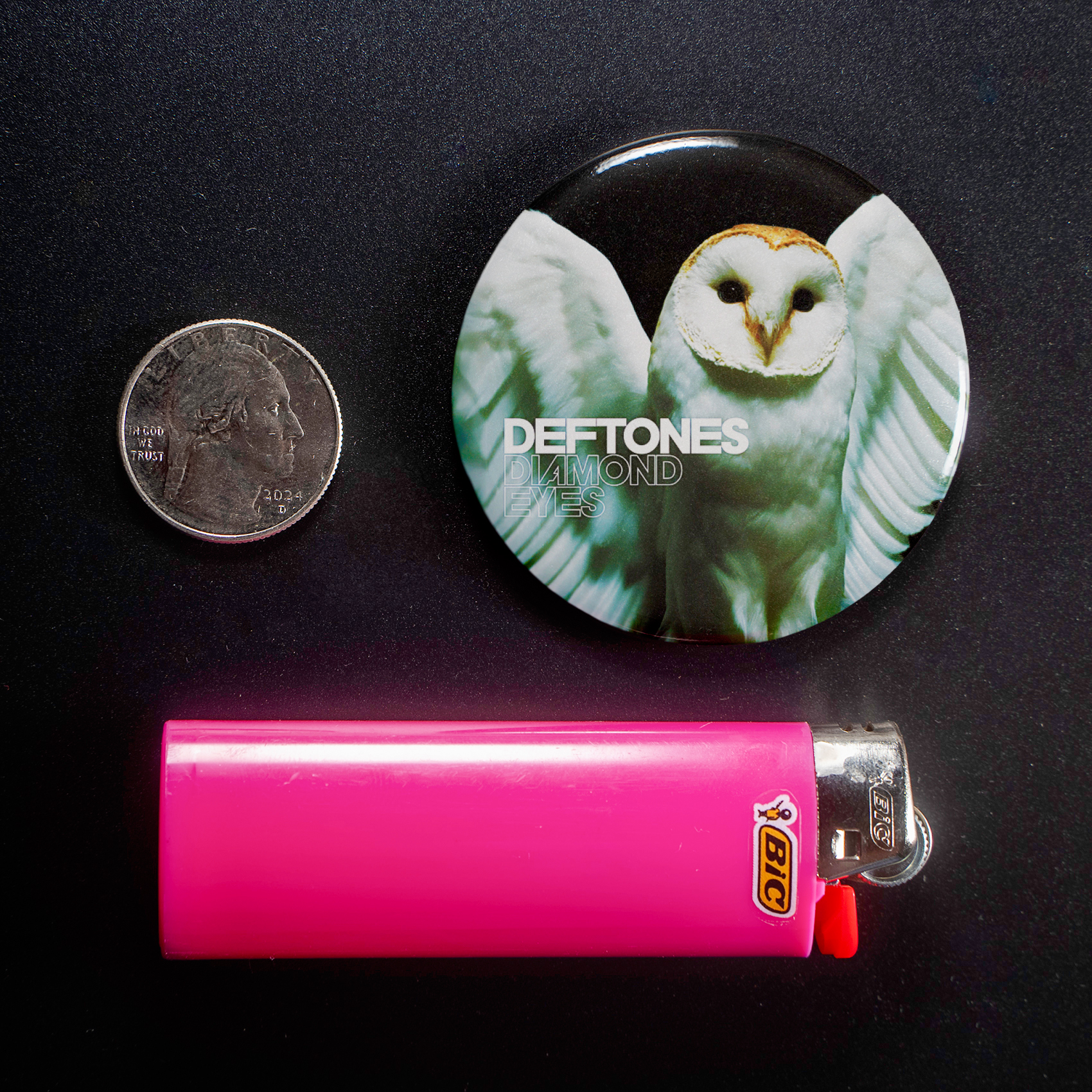 Deftones Diamond Eyes 1.5in Pin | Dreamlike 00s Alt-Metal Album Art - Image 3