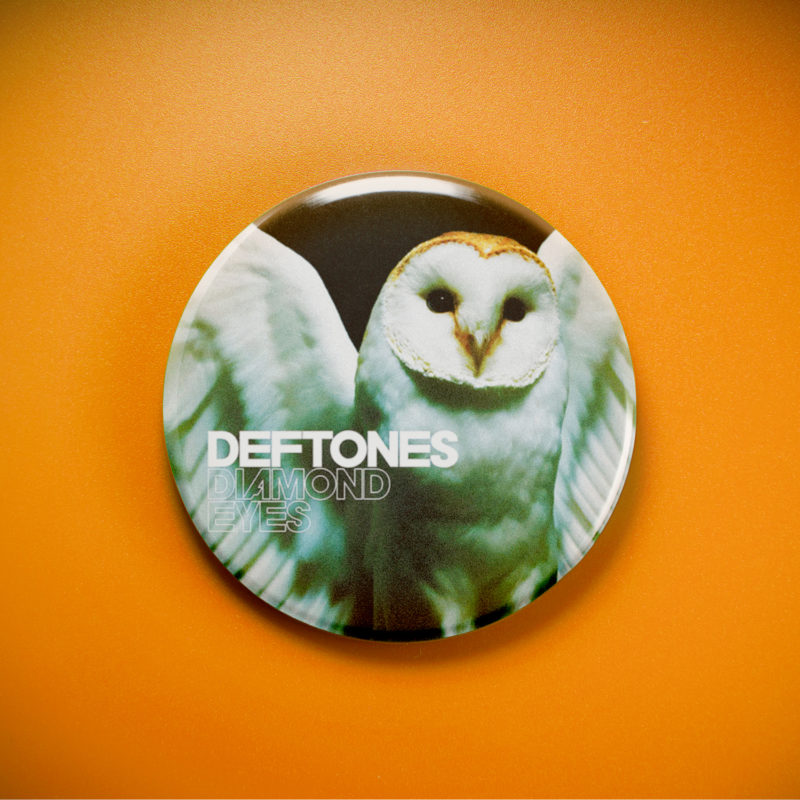 Deftones Diamond Eyes 2.25in Pin | Dreamlike 00s Alt-Metal Album Art