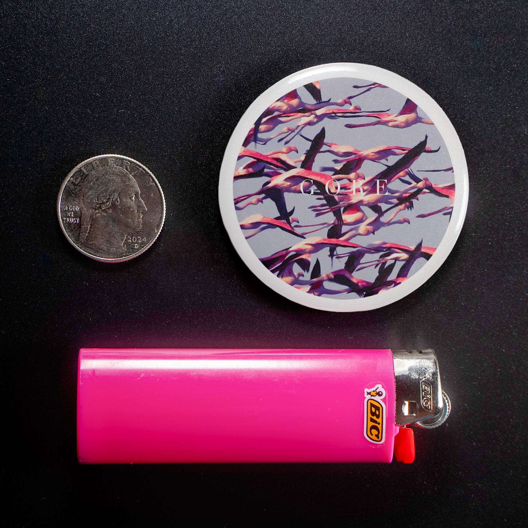 Deftones Gore 1.5in Pin | Dreamlike Alt-Metal 2010s Album Art - Image 3