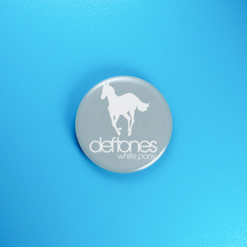 Deftones White Pony 1.5in Pin | Dreamlike 00s Alt-Metal Album Art