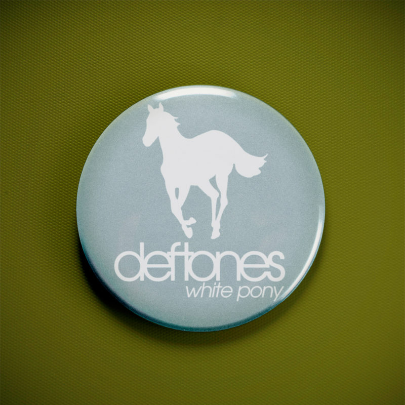 Deftones White Pony 2.25in Pin | Dreamlike 00s Alt-Metal Album Art