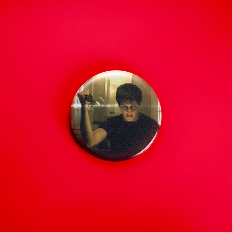 Donnie Darko Mirror Knife 1.5in Pin | Dark 2000s Cult Film Prop