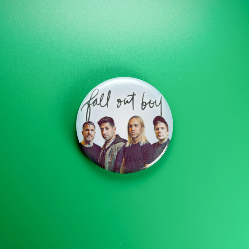 Fall Out Boy Band 1.5in Pin | Modern Pop Punk Album Art