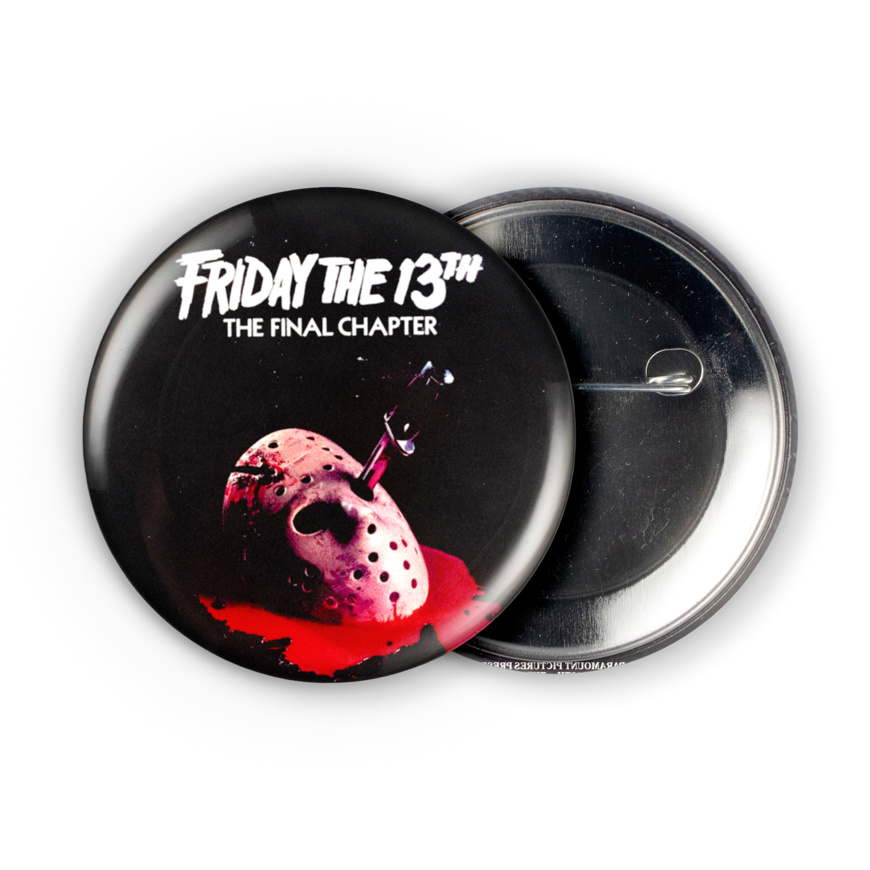 Friday The 13th Final Chapter 2.25in Pin | Jason's Brutal Slasher Climax Merch - Image 3