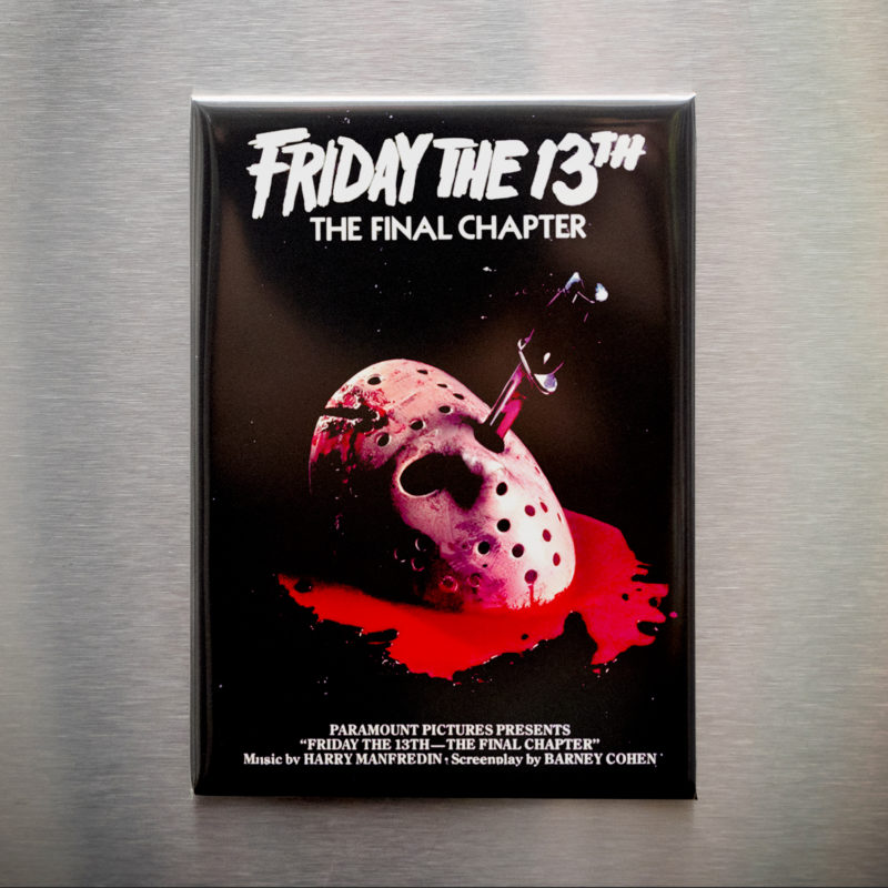 Friday The 13th Final Chapter 2.5x3.5in Magnet | Jason's Brutal Climax Art