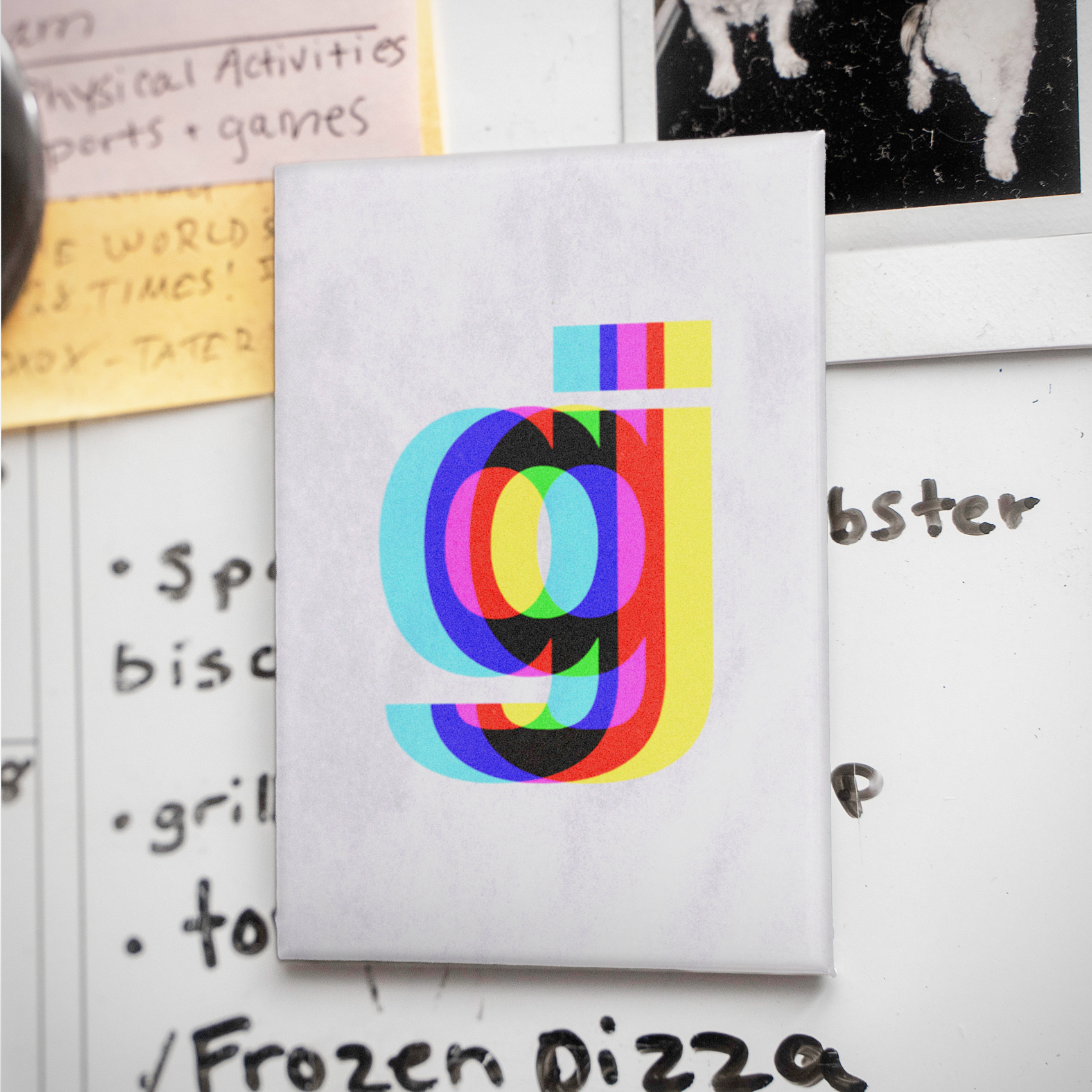 Glassjaw CMYK Logo 2.5in Magnet | 90s Emo Band Logo Album Art - Image 3