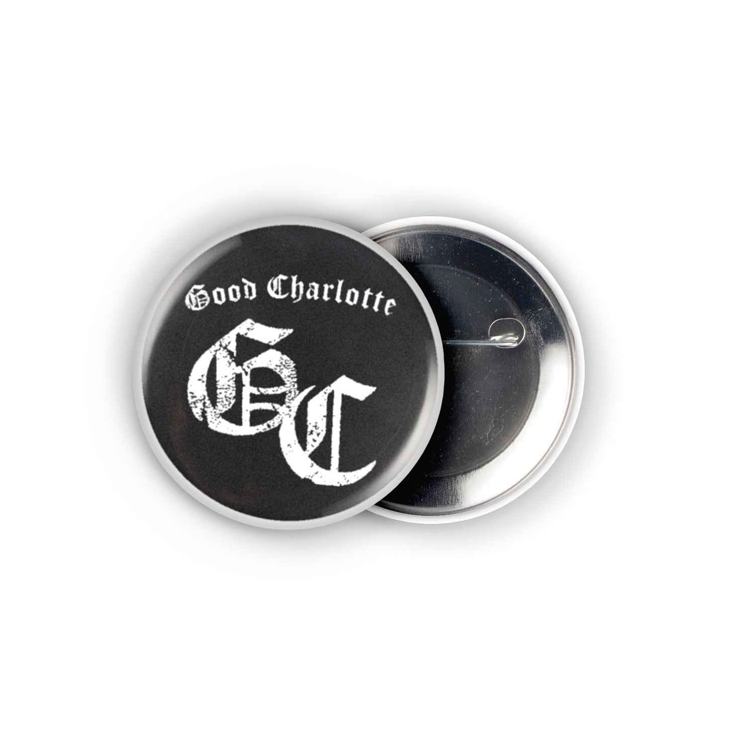 Good Charlotte GC Logo 2.25in Pin | 00s Emo Pop Punk Band Logo - Image 3
