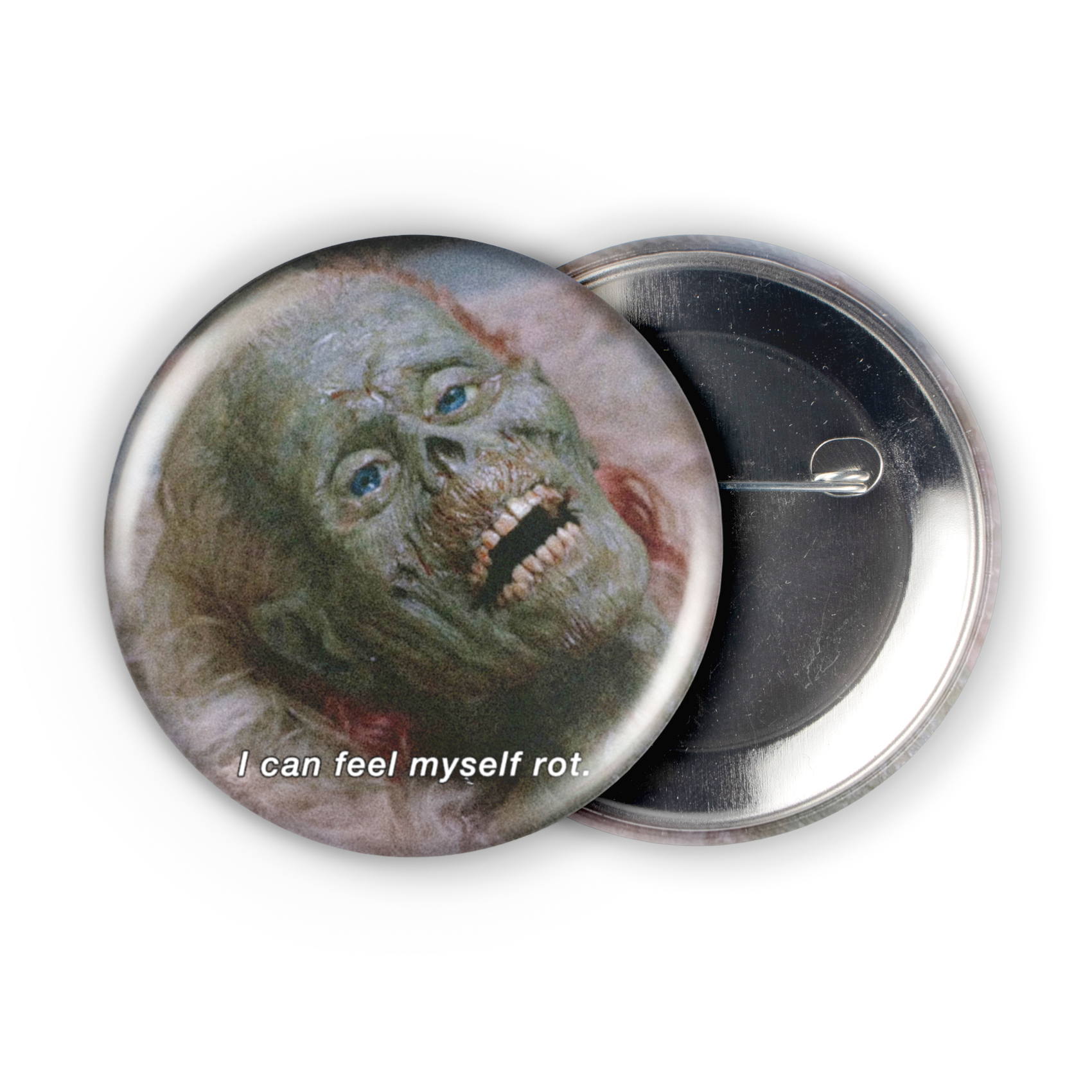 Return of the Living Dead I Can Feel Myself Rot 2.25in Pin | 80s Zombie Humor - Image 2