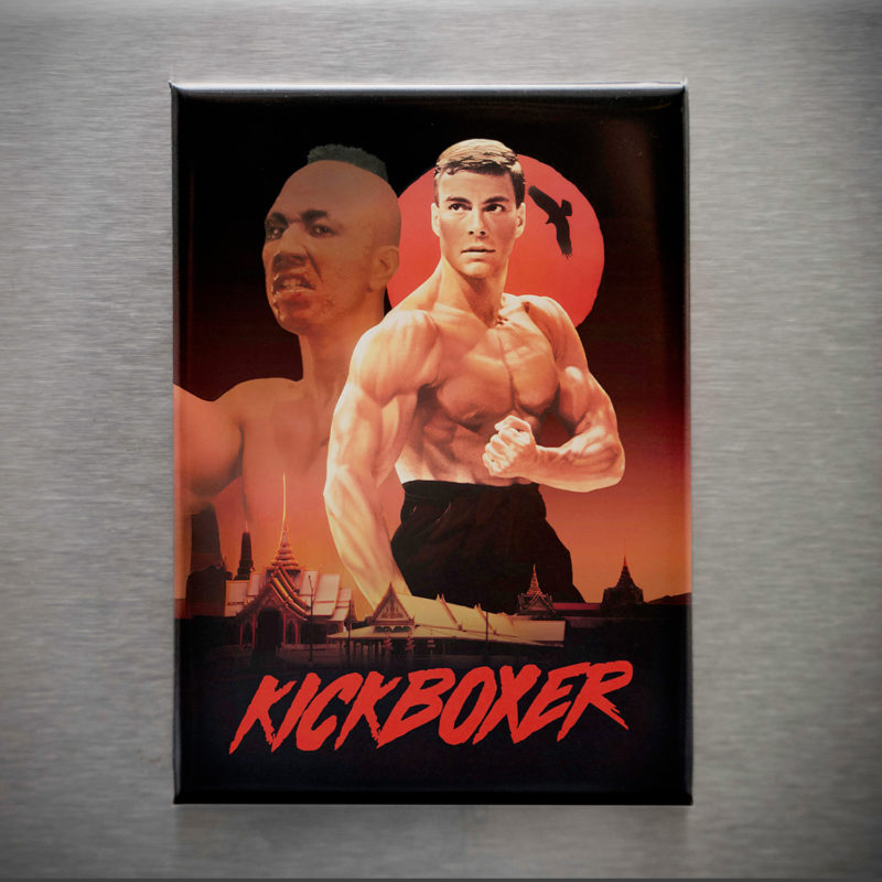 Kickboxer Movie Poster 2.5x3.5in Magnet | Jean-Claude Van Damme 80s Action