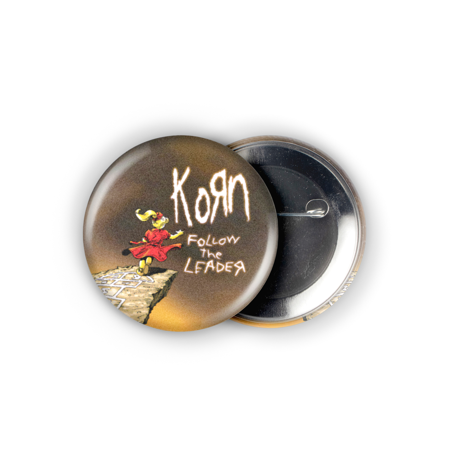 Korn Follow The Leader 2.25in Pin | 90s Nu-Metal Album Art - Image 3