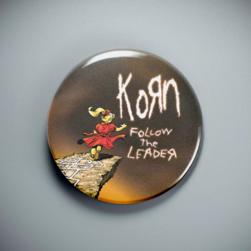 Korn Follow The Leader 2.25in Pin | 90s Nu-Metal Album Art