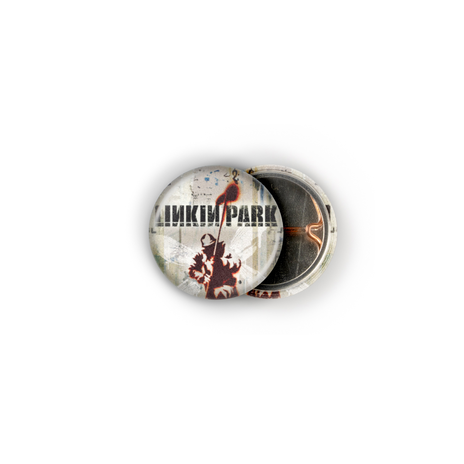 Linkin Park Hybrd Theory 1in Pin | 2000s Nu-Metal Album Art - Image 4