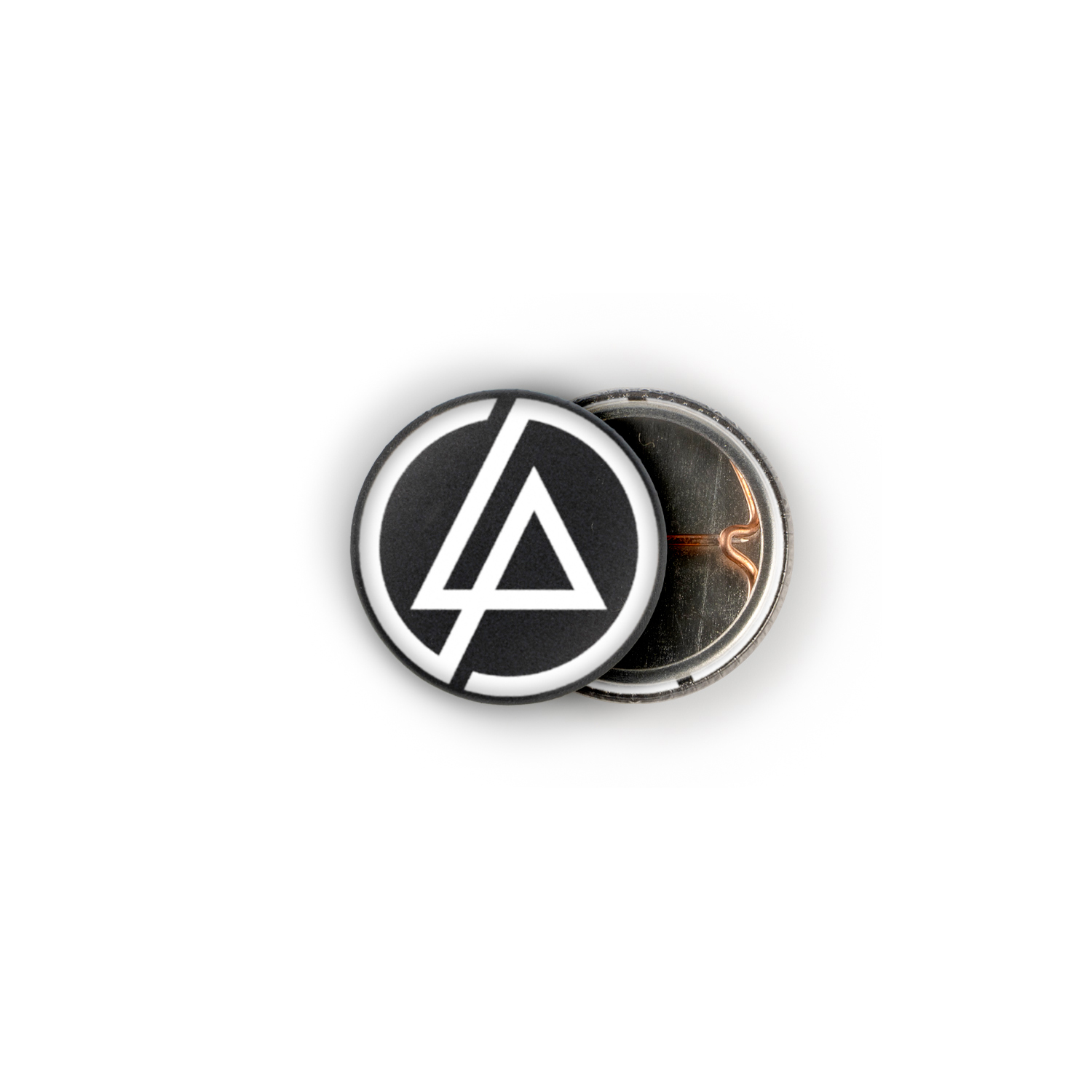 Linkin Park LP Logo 1in Pin | 2000s Nu-Metal Album Art - Image 4