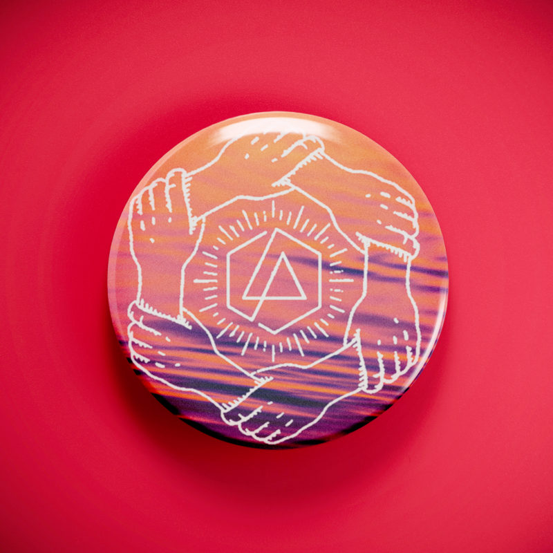 Linkin Park One More Light 2.25in Pin | 00s Nu-Metal Album Art