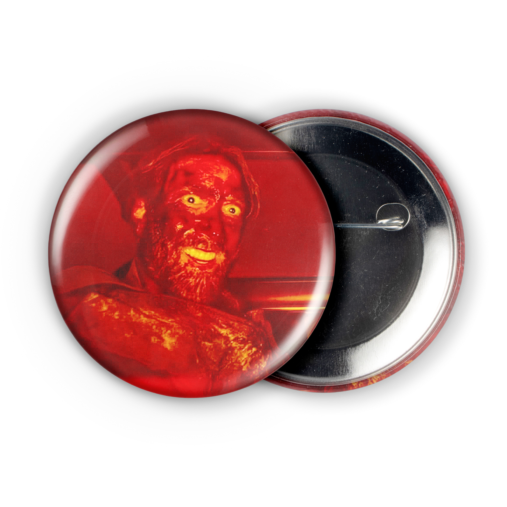 Mandy Bloody Face 2.25in Pin | Nicolas Cage 2010s Cult Horror - Image 3