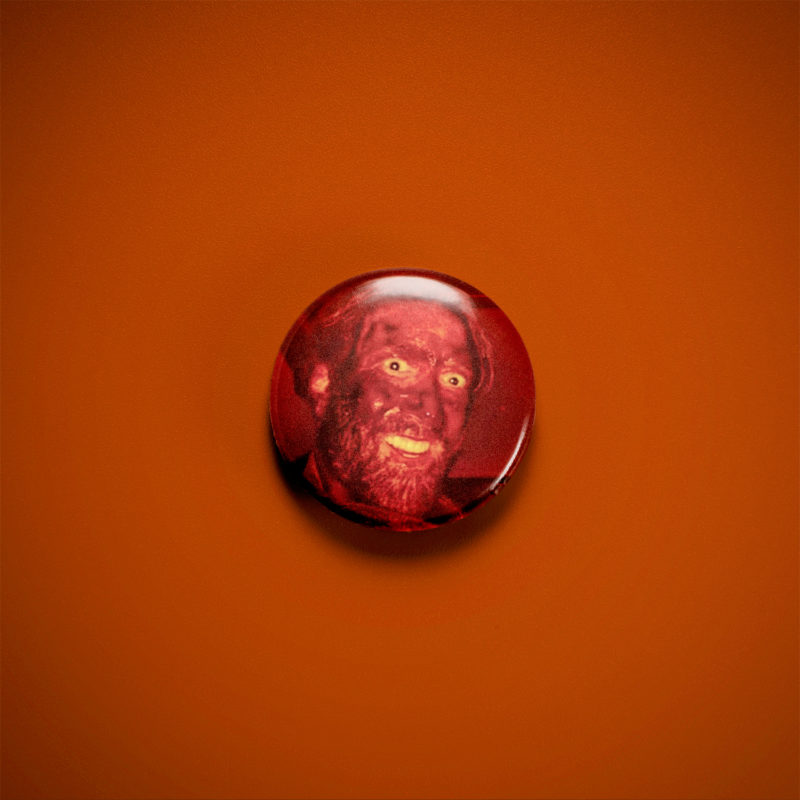Mandy Bloody Face 1in Pin | Nicolas Cage 2010s Cult Horror