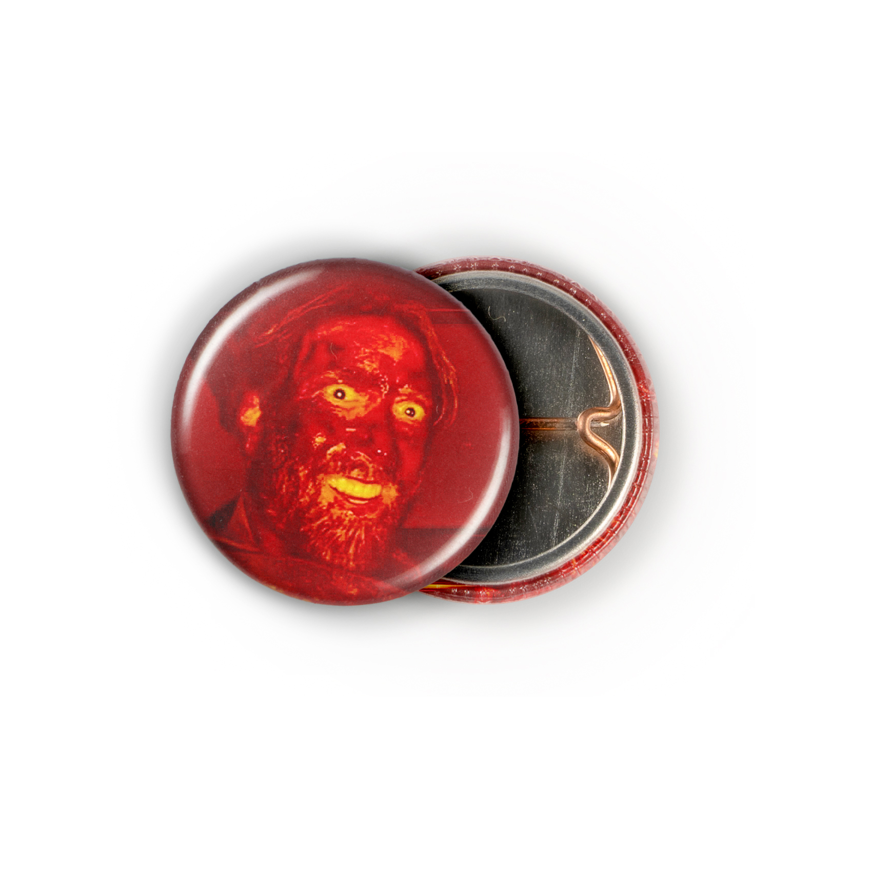 Mandy Bloody Face 1in Pin | Nicolas Cage 2010s Cult Horror - Image 4