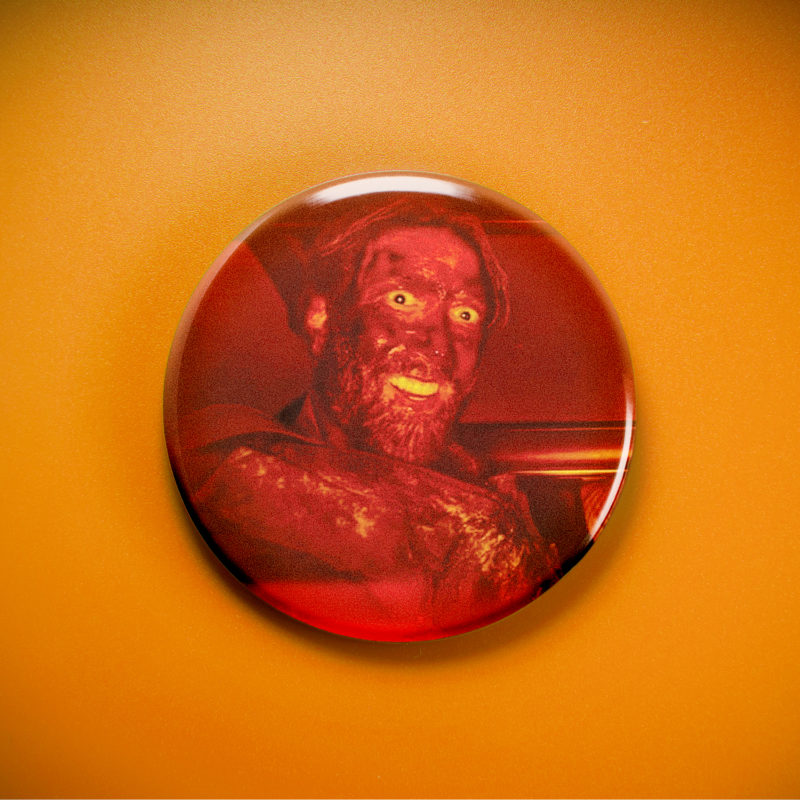 Mandy Bloody Face 2.25in Pin | Nicolas Cage 2010s Cult Horror