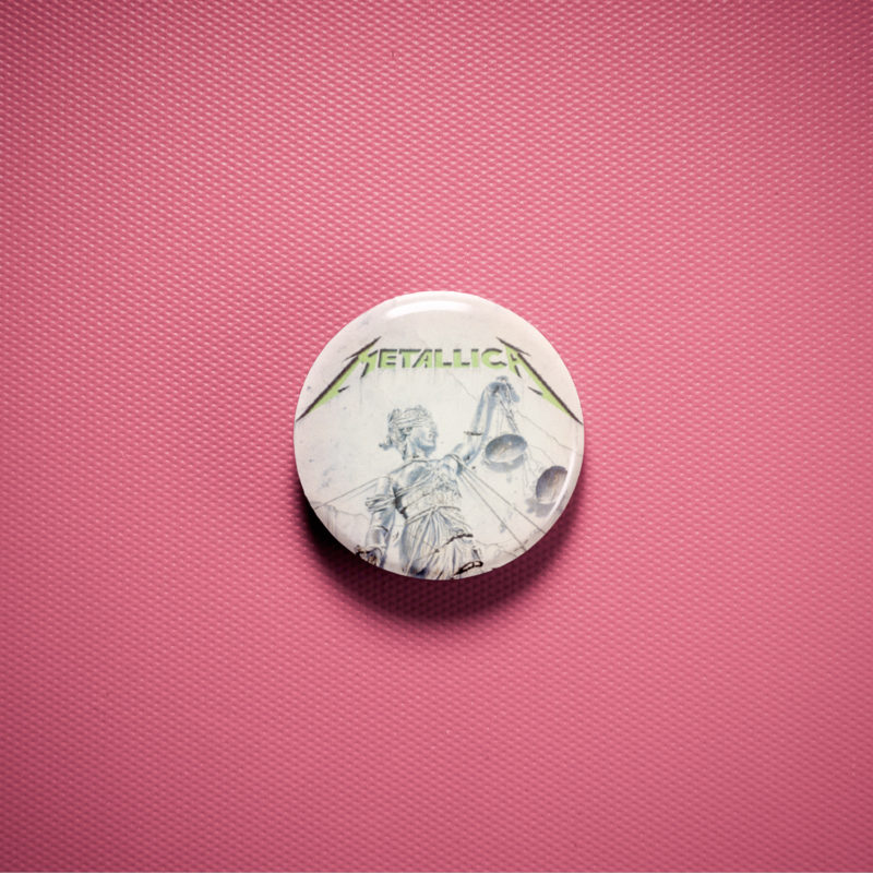 Metallica And Justice For All 1in Pin | 80s Thrash Metal Album Art