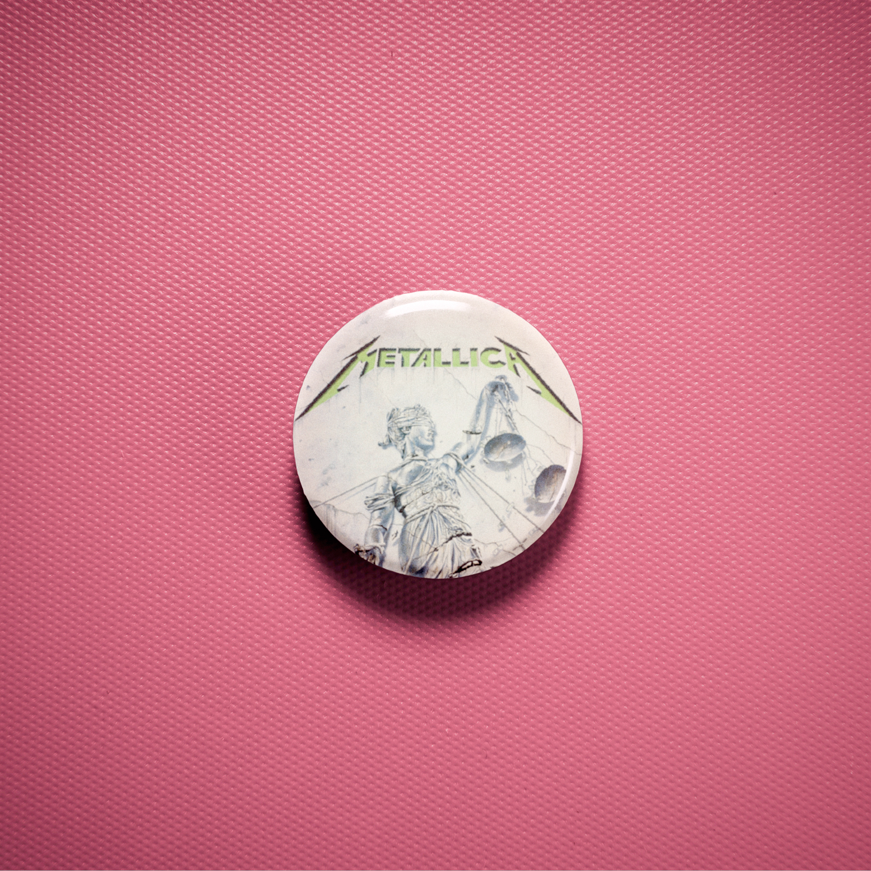 Metallica And Justice For All 1in Pin | 80s Thrash Metal Album Art