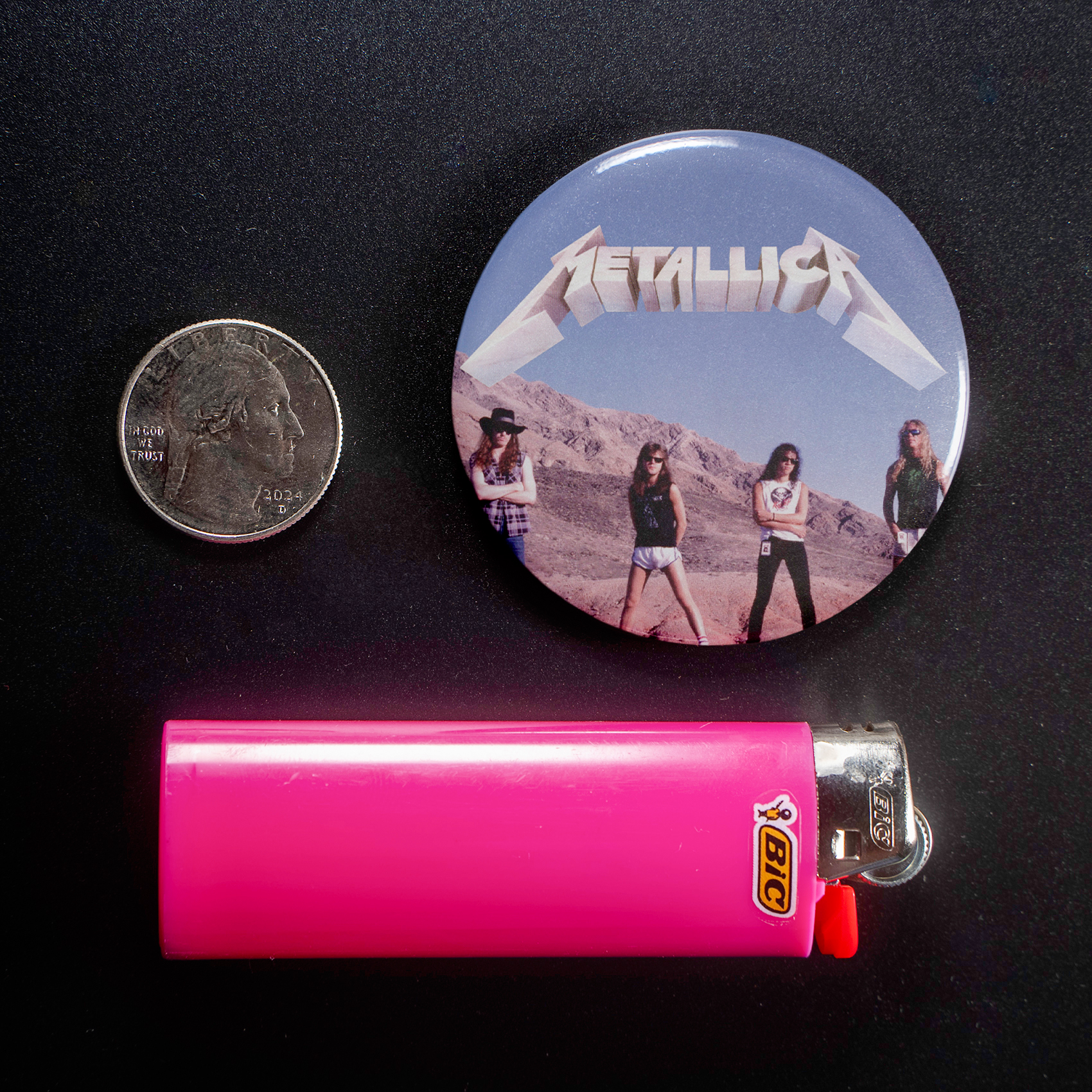 Metallica Desert Dudes 1.5in Pin | 80s/90s Thrash Metal Album Art - Image 3