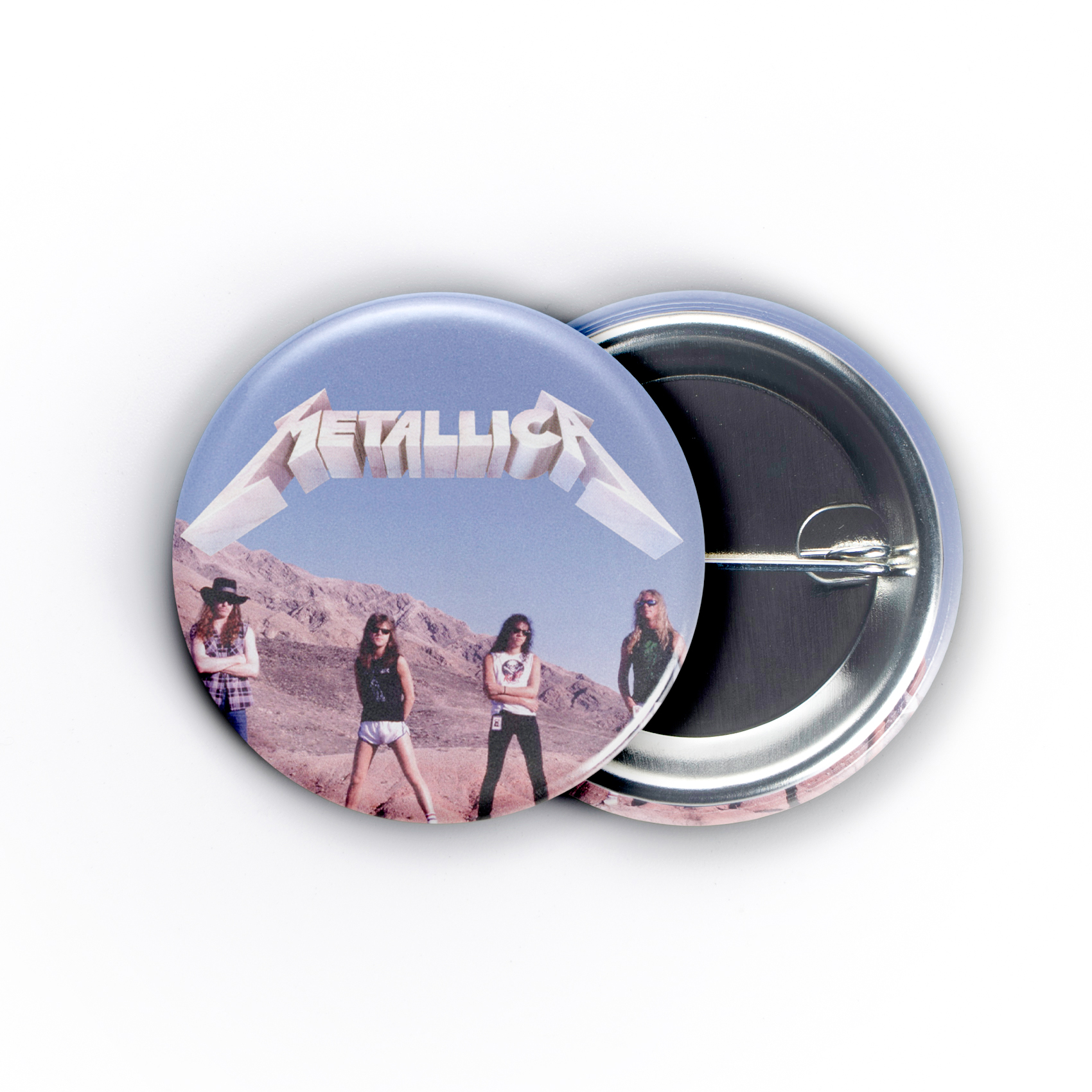Metallica Desert Dudes 1.5in Pin | 80s/90s Thrash Metal Album Art - Image 4