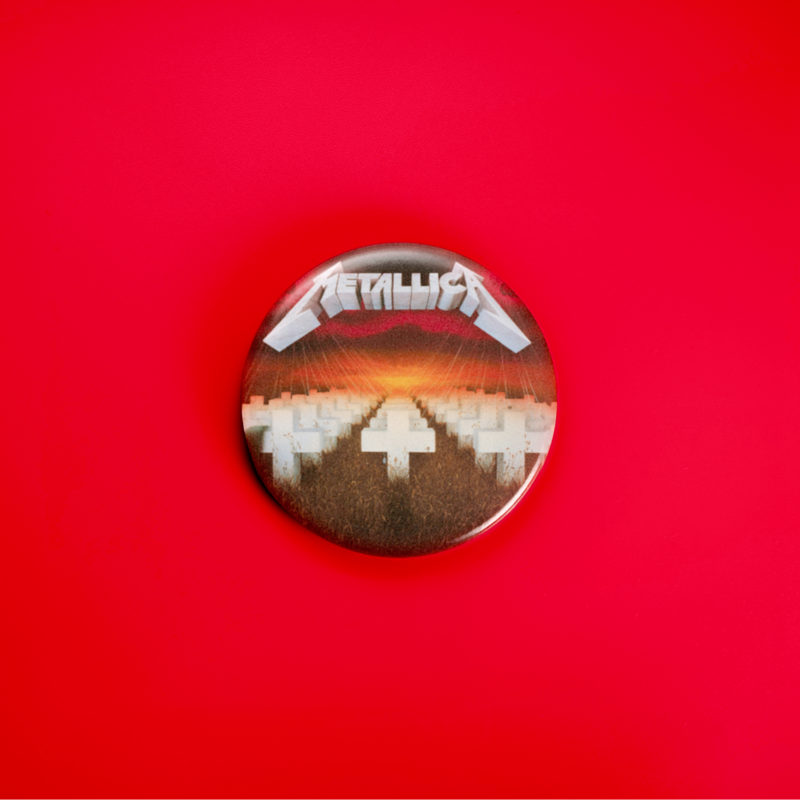 Metallica Master Of Puppets 1.5in Pin | 80s Thrash Metal Album Art