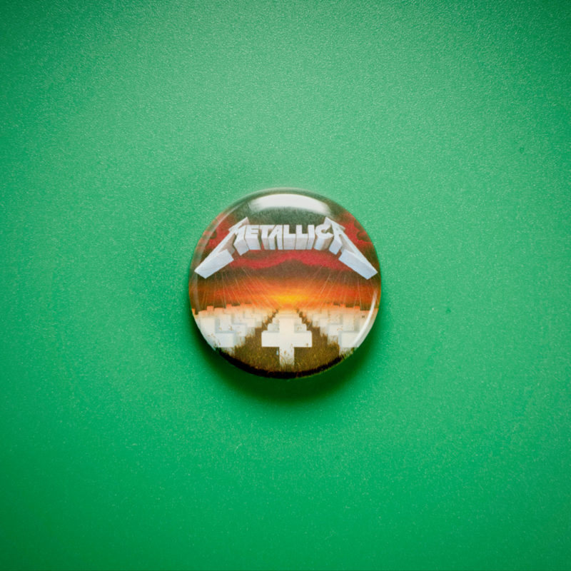 Metallica Master Of Puppets 1in Pin | 80s Thrash Metal Album Art