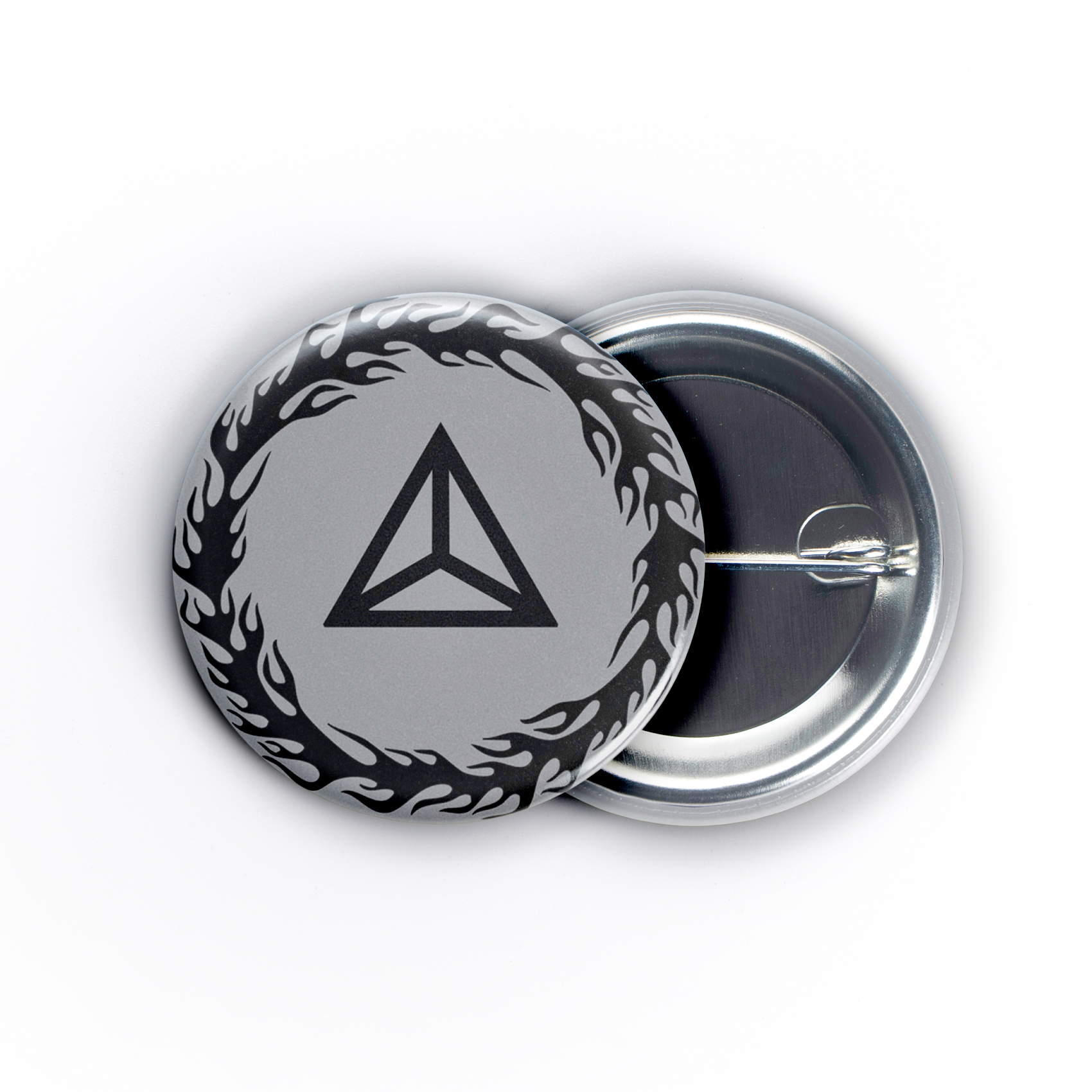 Mudvayne Triangle Logo 1.5in Pin | Tribal Nu-Metal 00s Album Art - Image 4