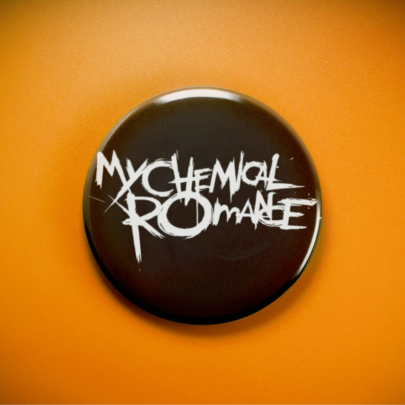 My Chemical Romance Black Parade Logo 2.25in Pin | 2000s Emo Band Album Art