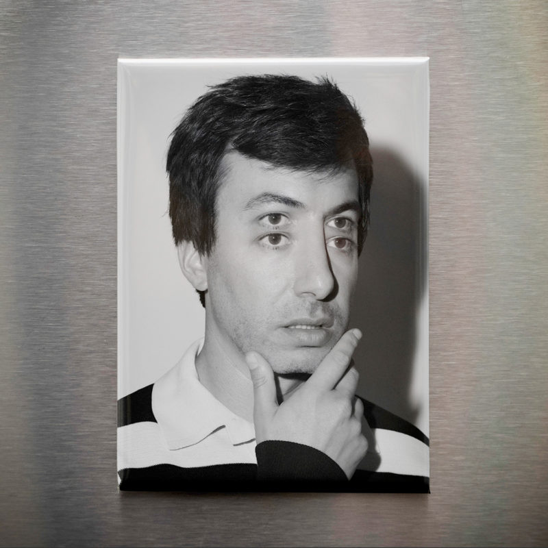 Nathan Fielder Four Eyes 2.5in Magnet | 2010s Deadpan Comedy Portrait