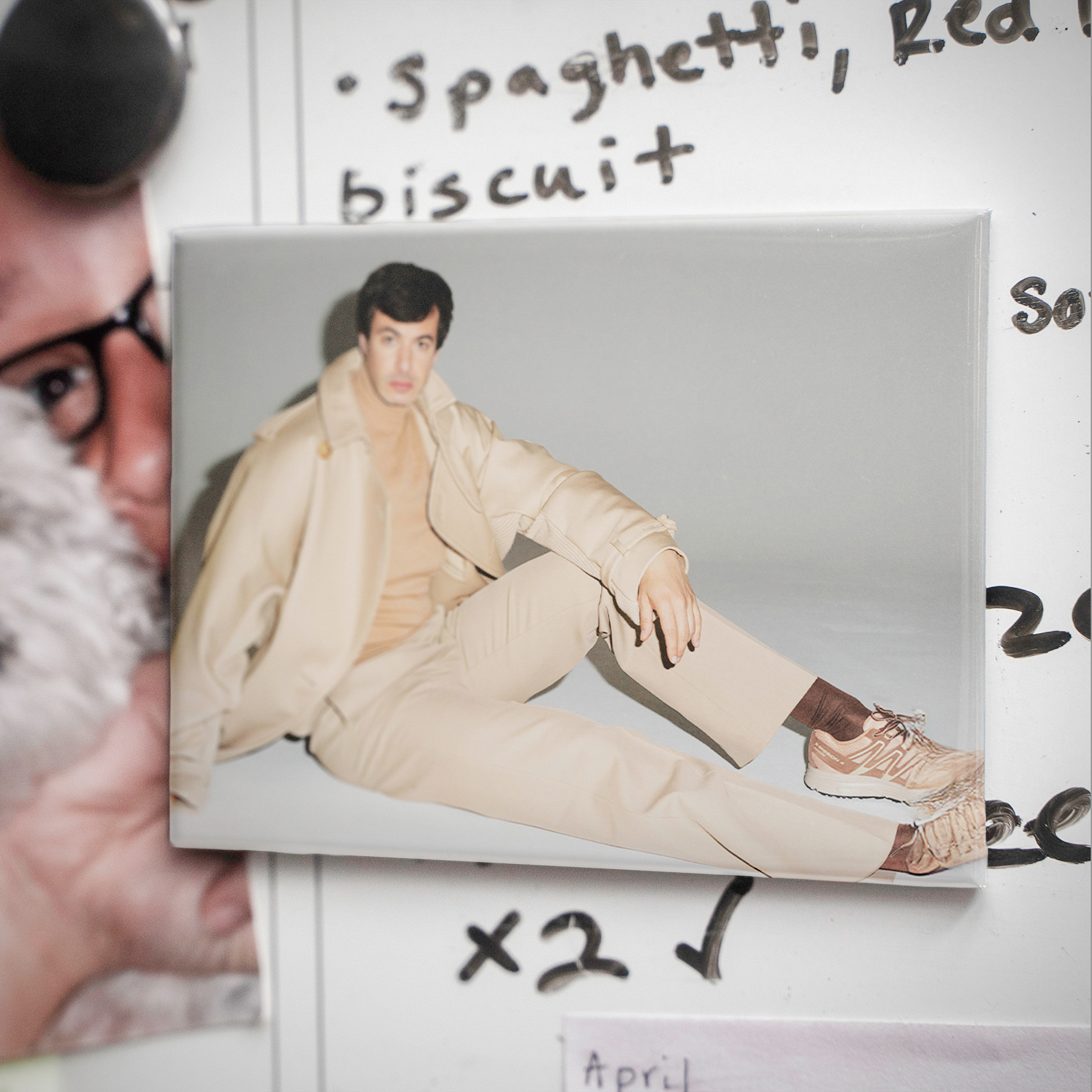 Nathan Fielder GQ Khaki 3.5x2.5in Magnet | Nathan Fielder 2010s Surreal Comedy - Image 4