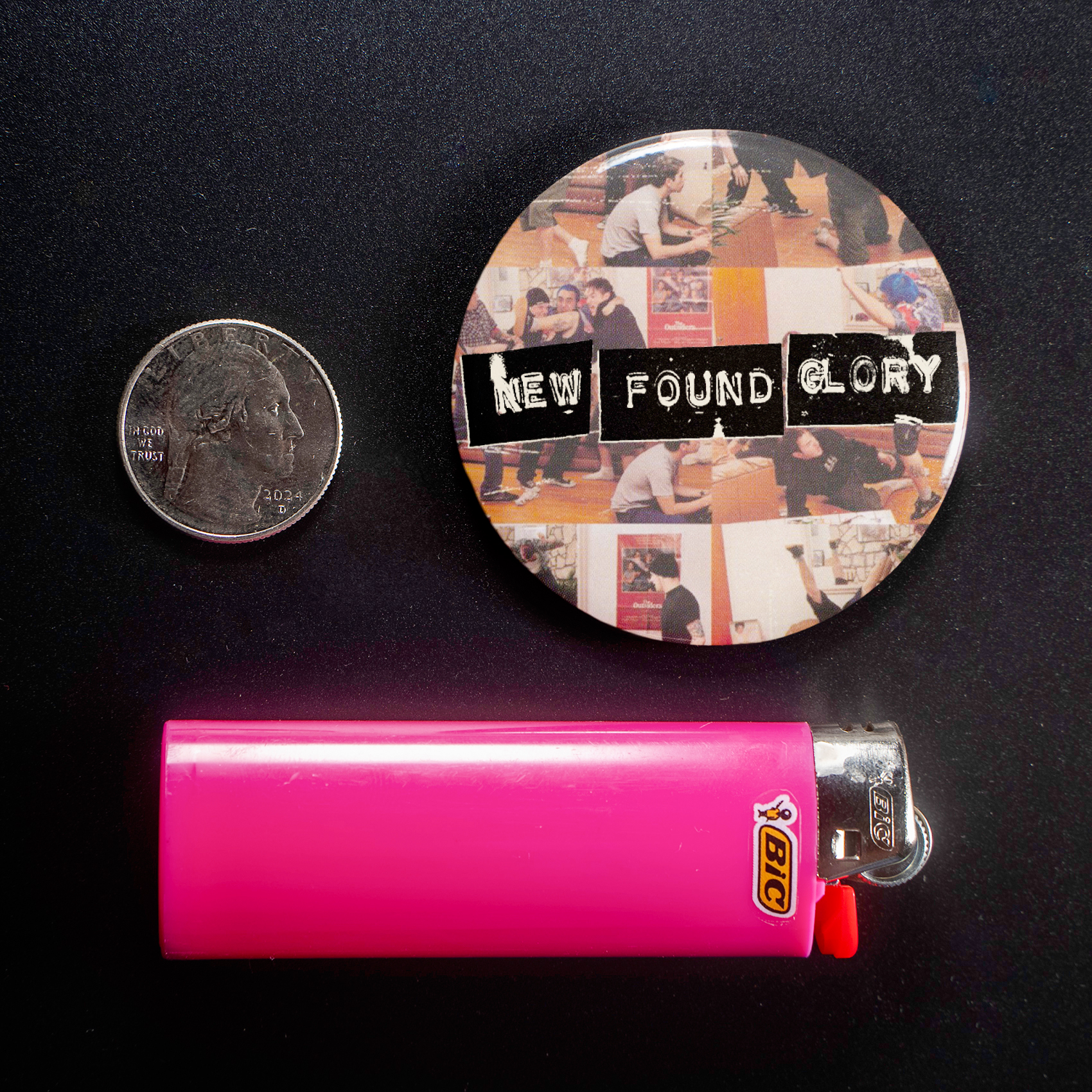 New Found Glory Sticks And Stones 1.5in Pin | 00s Pop Punk Album Art - Image 3