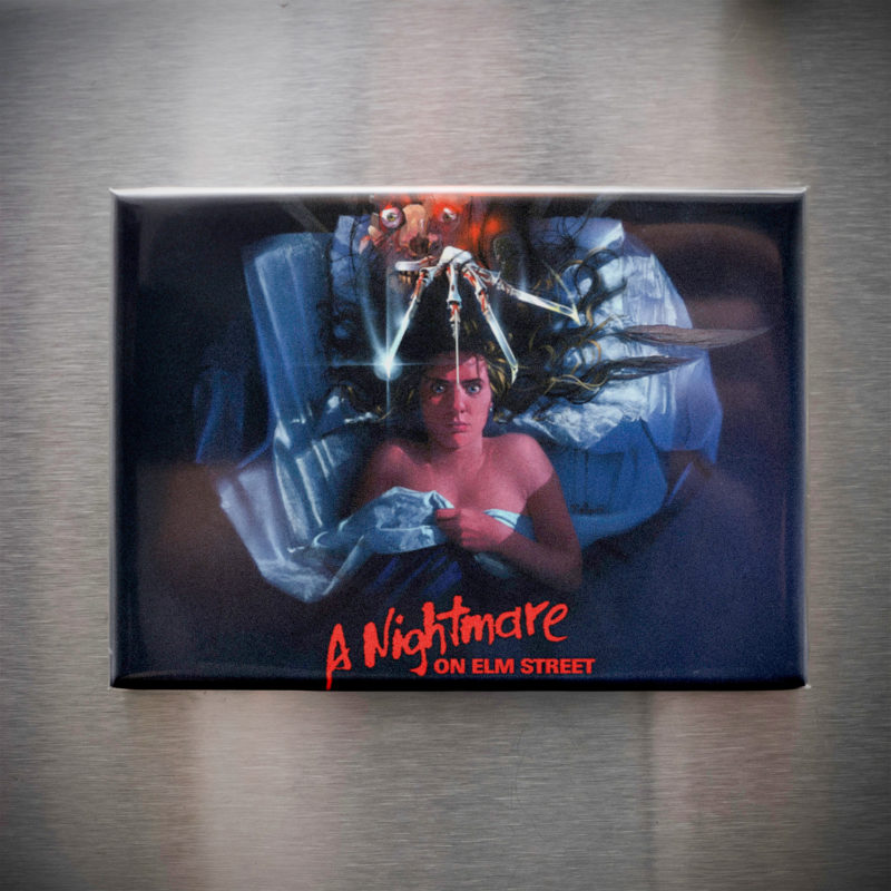 Nightmare On Elm St Movie Poster 2.5x3.5in Magnet | Freddy Krueger 80s Slasher Horror