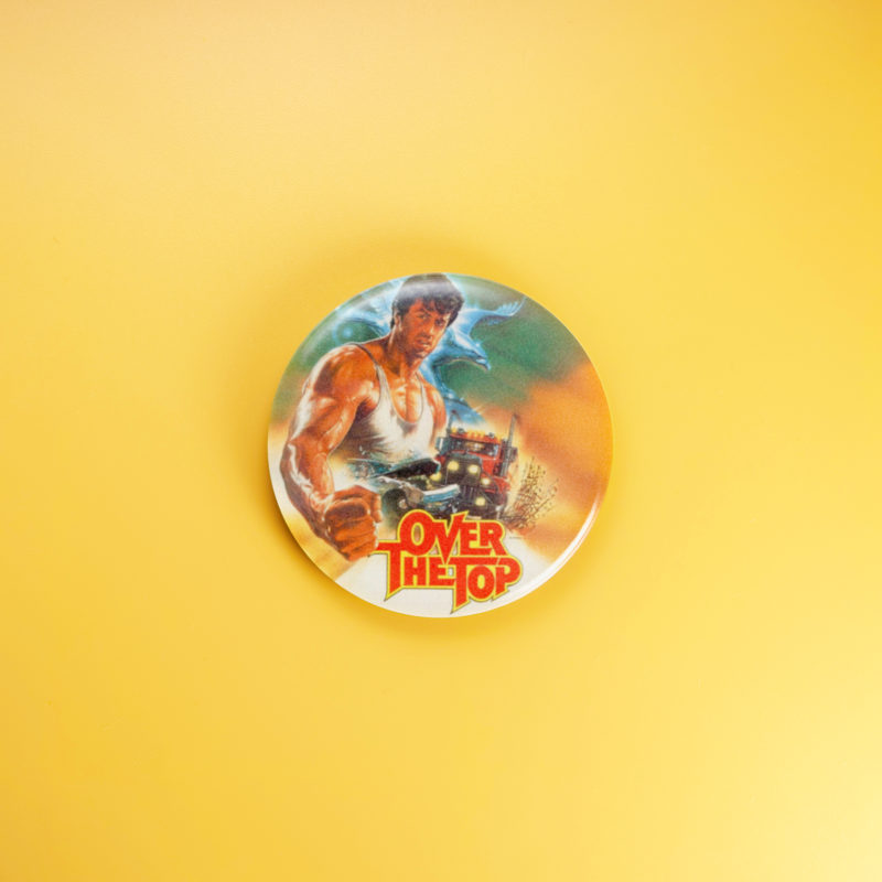 Over The Top Movie Poster 1.5in Pin | Sylvester Stallone 80s Action