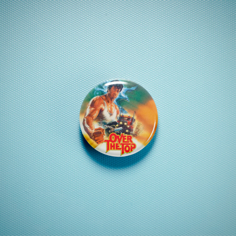 Over The Top Movie Poster 1in Pin | Stallone 80s Trucking Action